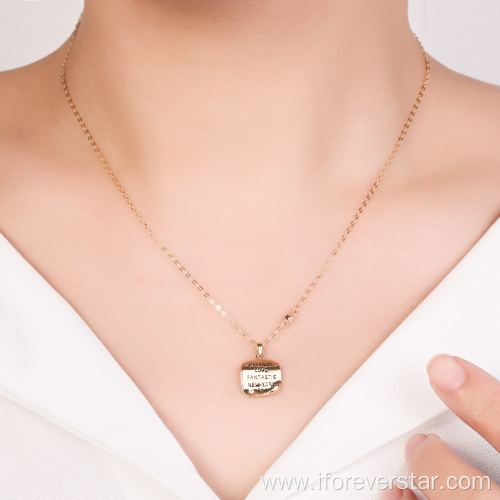 18K Gold Plated 925 Silver Valentine Day Necklace